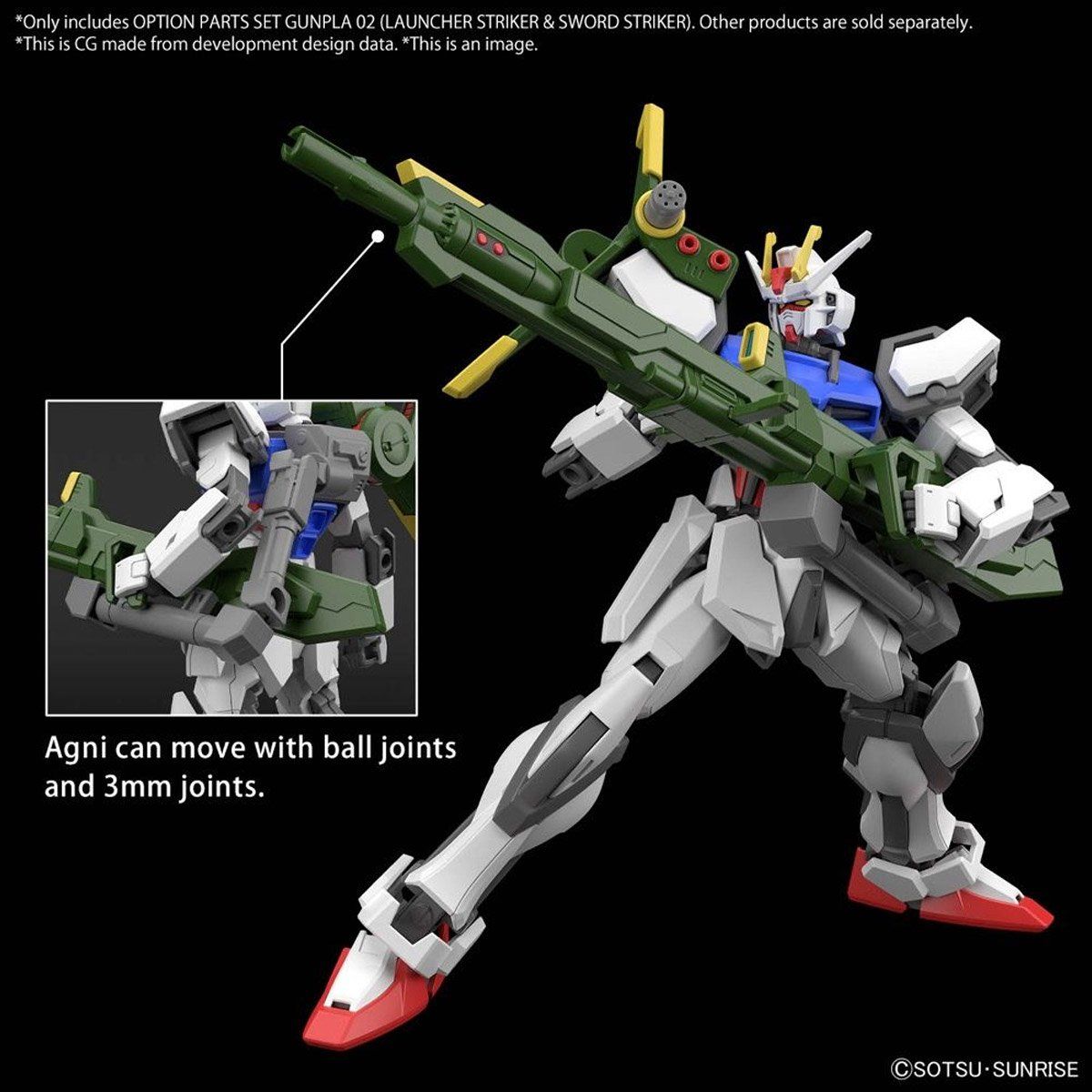 BANDAI - MAQUETAS BANDAI DE MODELO ORIGINAL 02 OPT PARTS SET GUNPLA STRIKER/SWORD