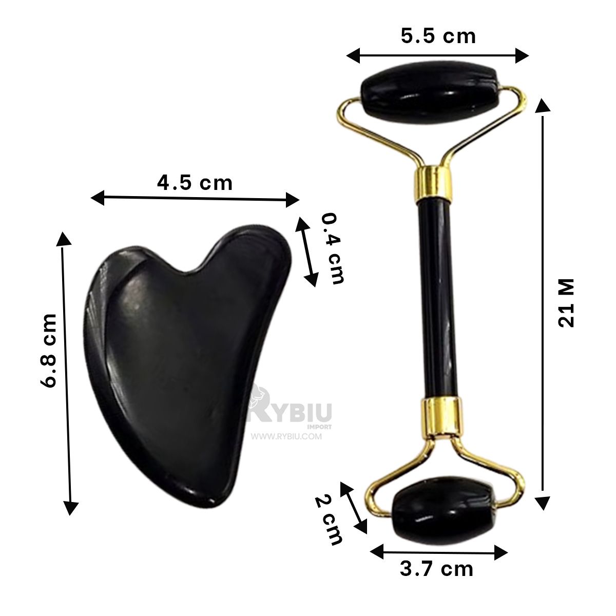 RYBIU IMPORT - Equipo Resistente en Tono Negro Y+Regalo Ligas para Peinar