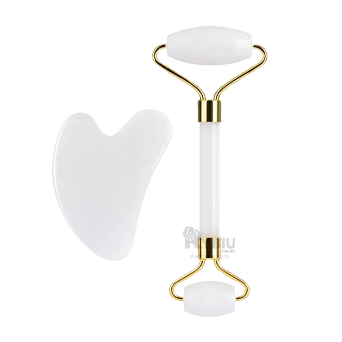 RYBIU IMPORT - Equipo Relajante Facial de Blanco Y+Banderitas Adhesivas