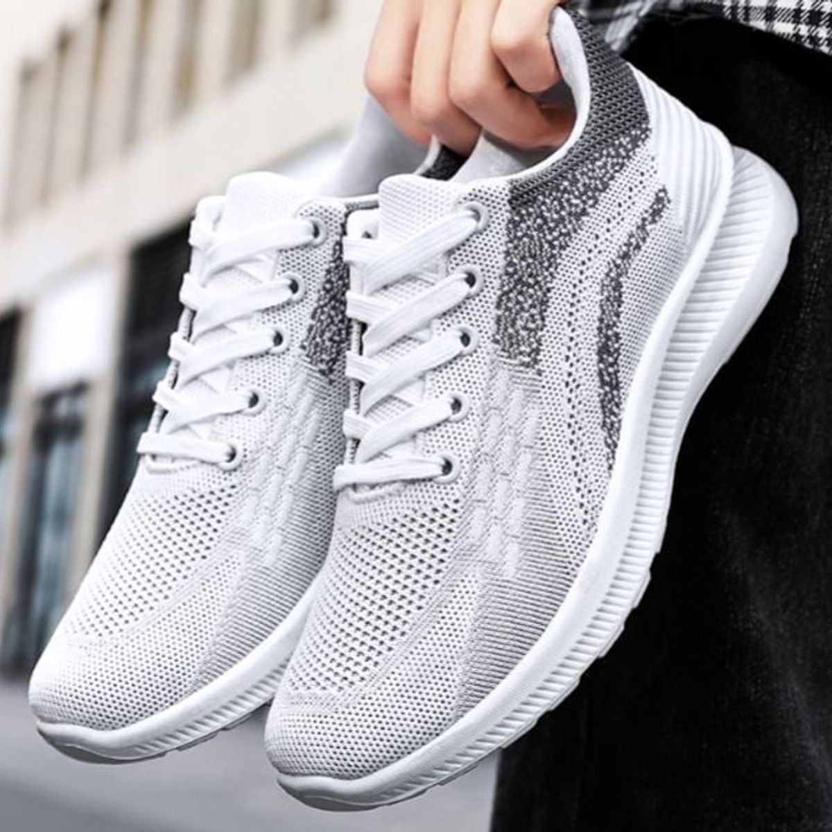 GENERICO - ZAPATILLA PARA HOMBRE ALL MIGTH BLANCO - B712