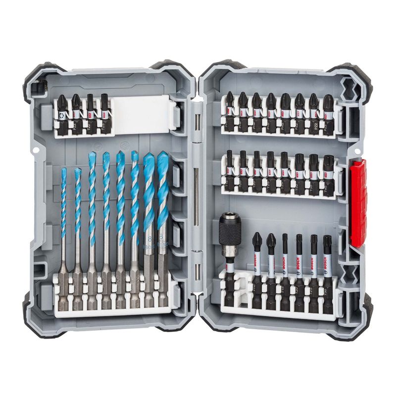 BOSCH - Set MultiConstrución Brocas +puntas para atornillar ImpctControl 35pzs