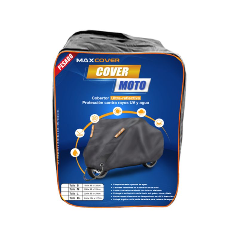 GENERICO - Cobertor para Moto Pesado Impermeable  MAXCOVER - Talla L