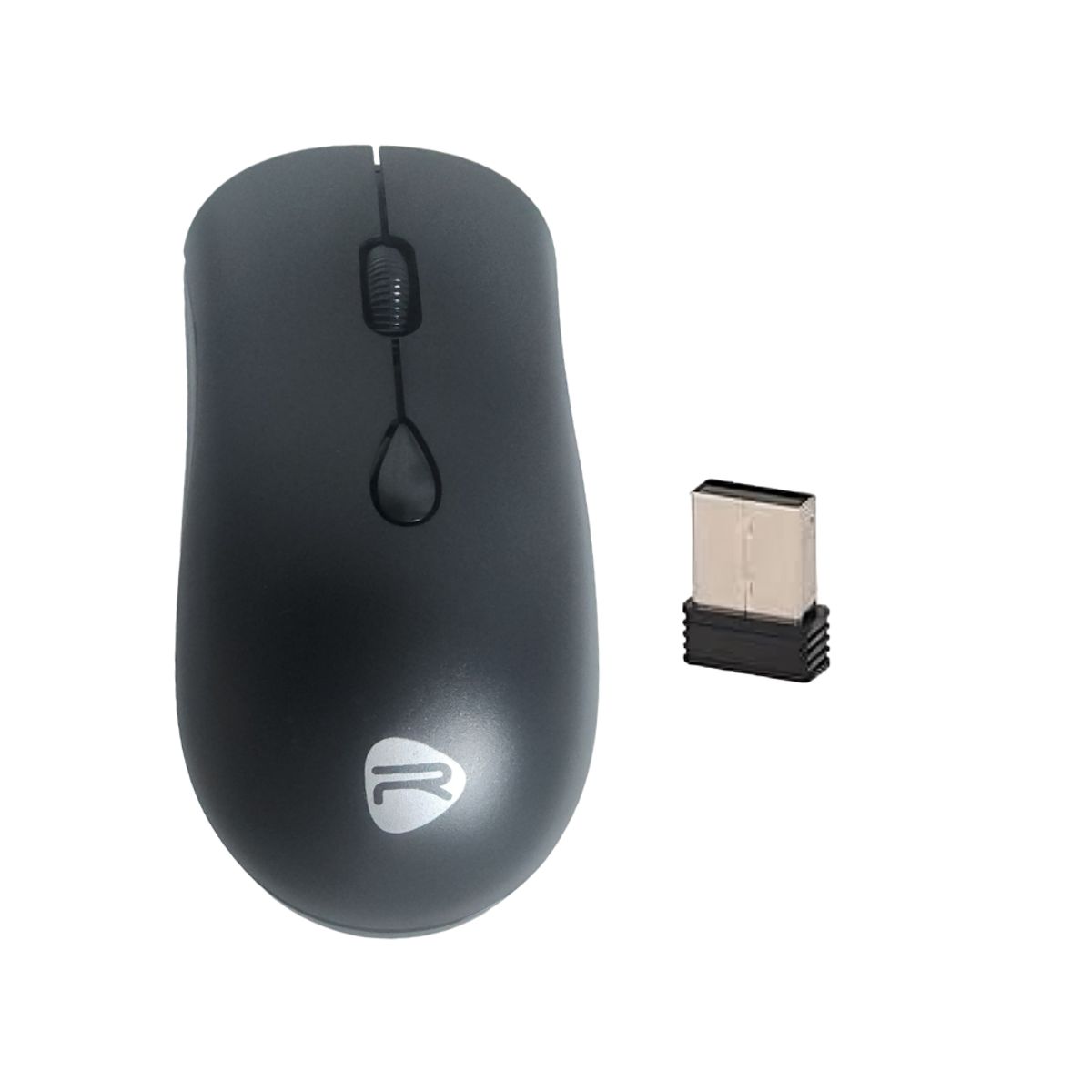 ROMAX - Mouse Inalámbrico Negro ROMAX