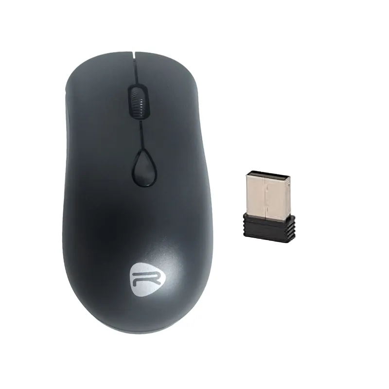 ROMAX - Mouse Inalámbrico Negro ROMAX