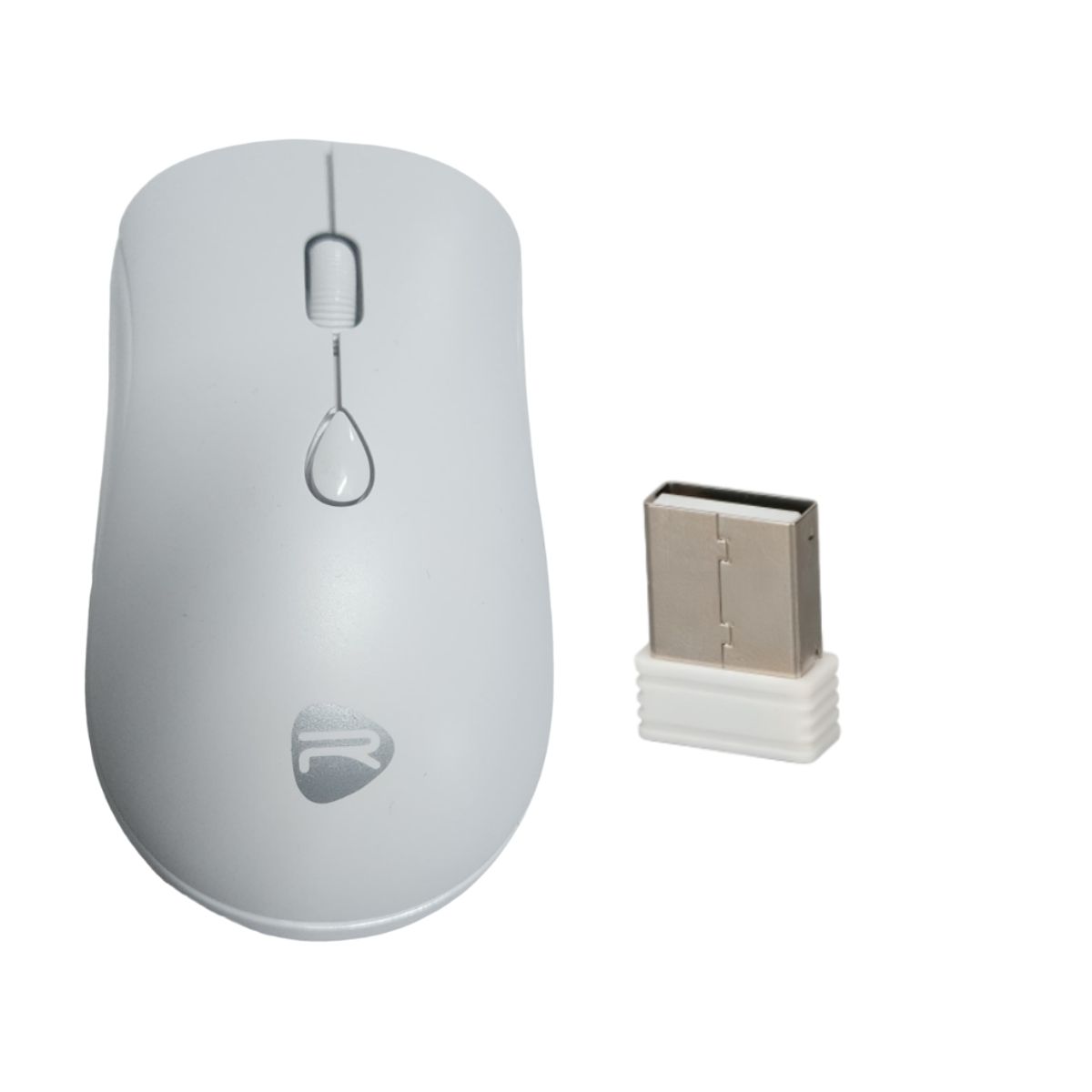 ROMAX - Mouse Inalámbrico Blanco ROMAX