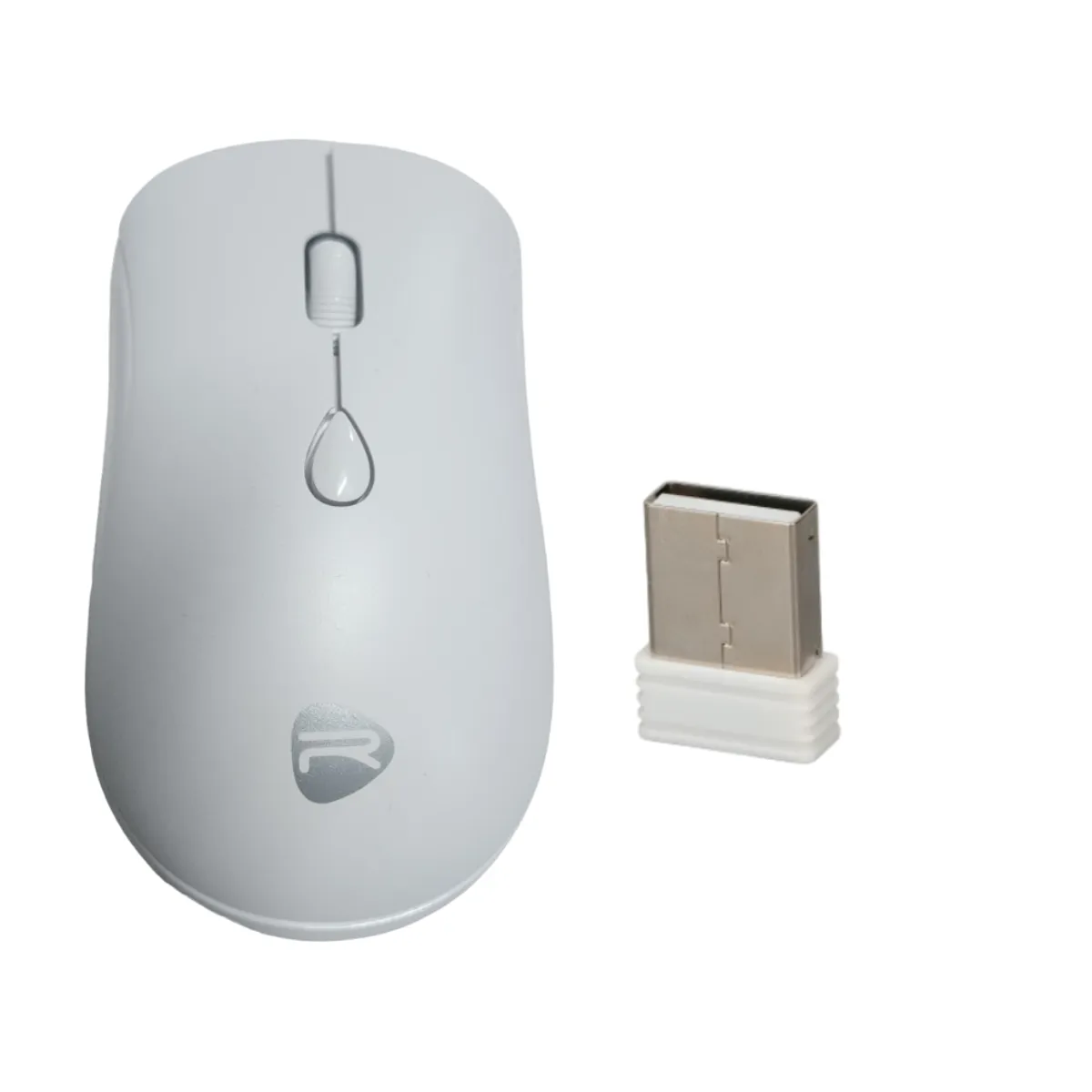 ROMAX - Mouse Inalámbrico Blanco ROMAX
