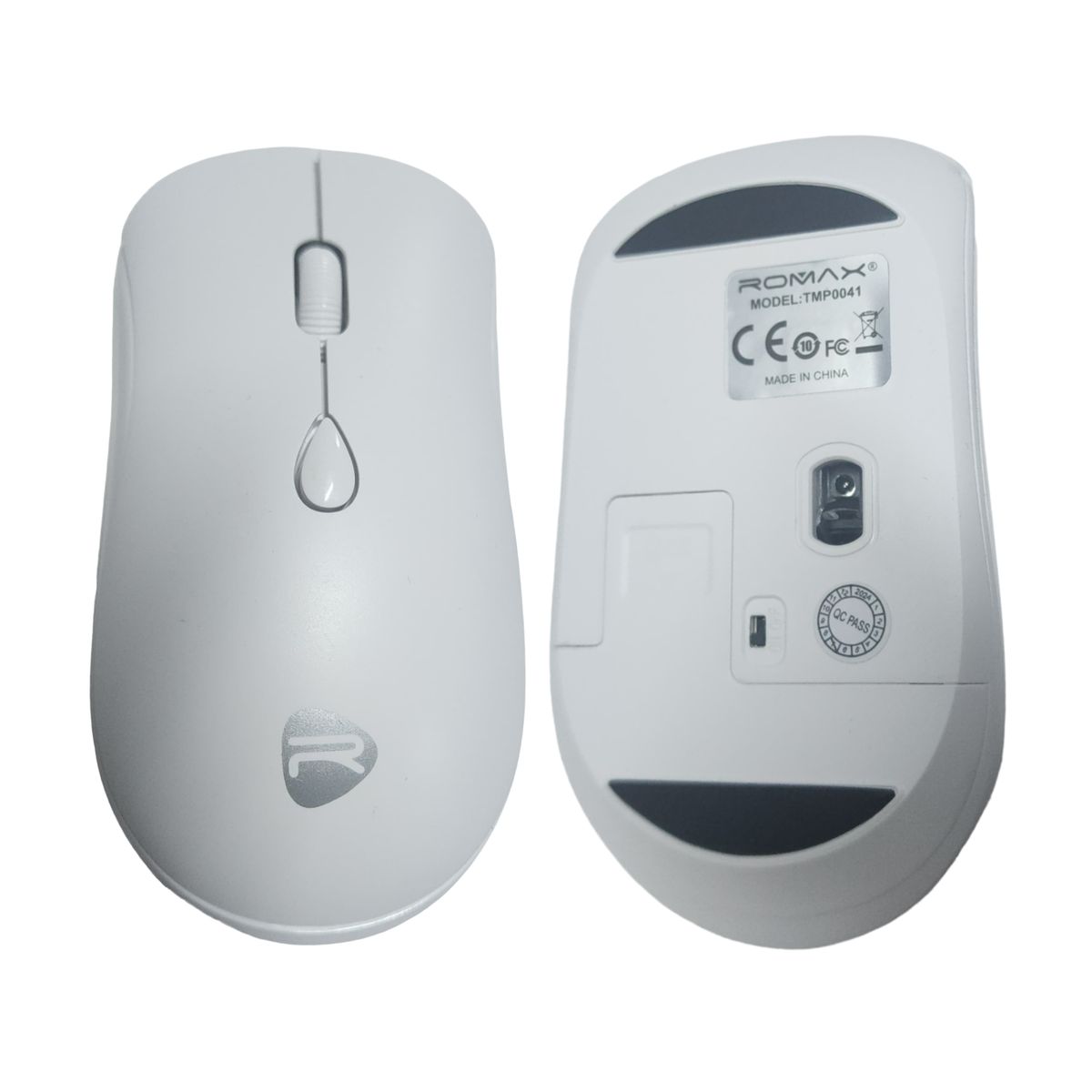 ROMAX - Mouse Inalámbrico Blanco ROMAX