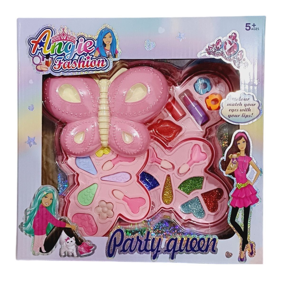 GENERICO - Juguete De Maquillaje Real Para Niñas Modelo Mariposa