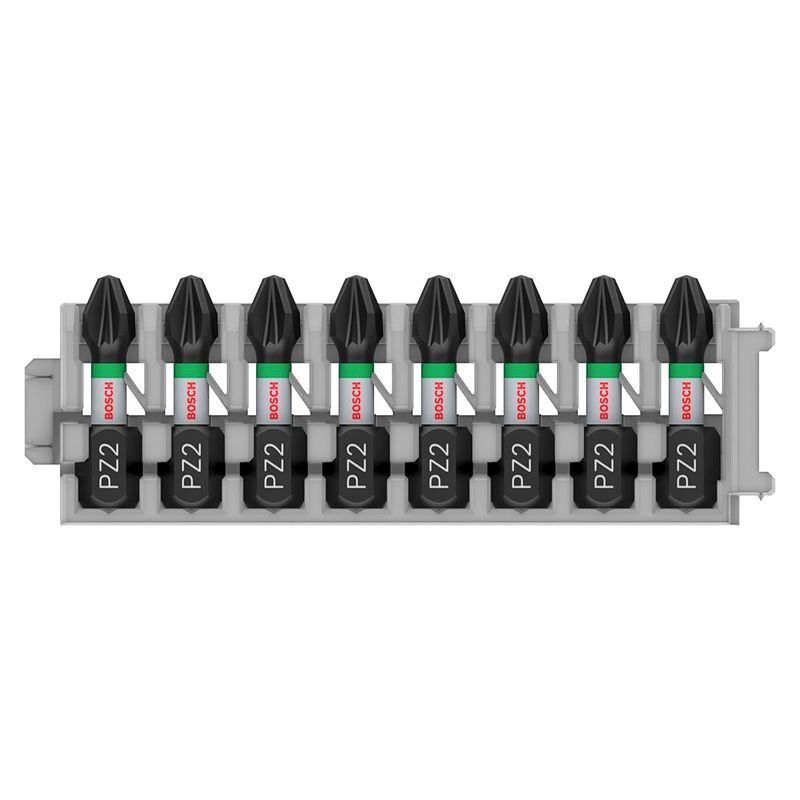BOSCH - Set Puntas de Impacto Control Acero PRO PZ2 x 25mm 8 piezas Bosch