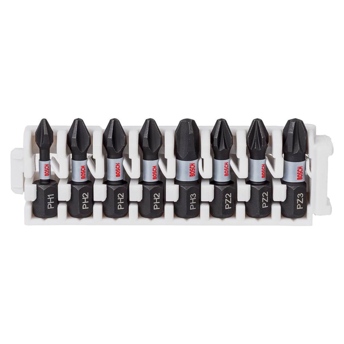 BOSCH - Set Puntas de Impacto Control Acero PH-PZ x 25mm 8 piezas Bosch