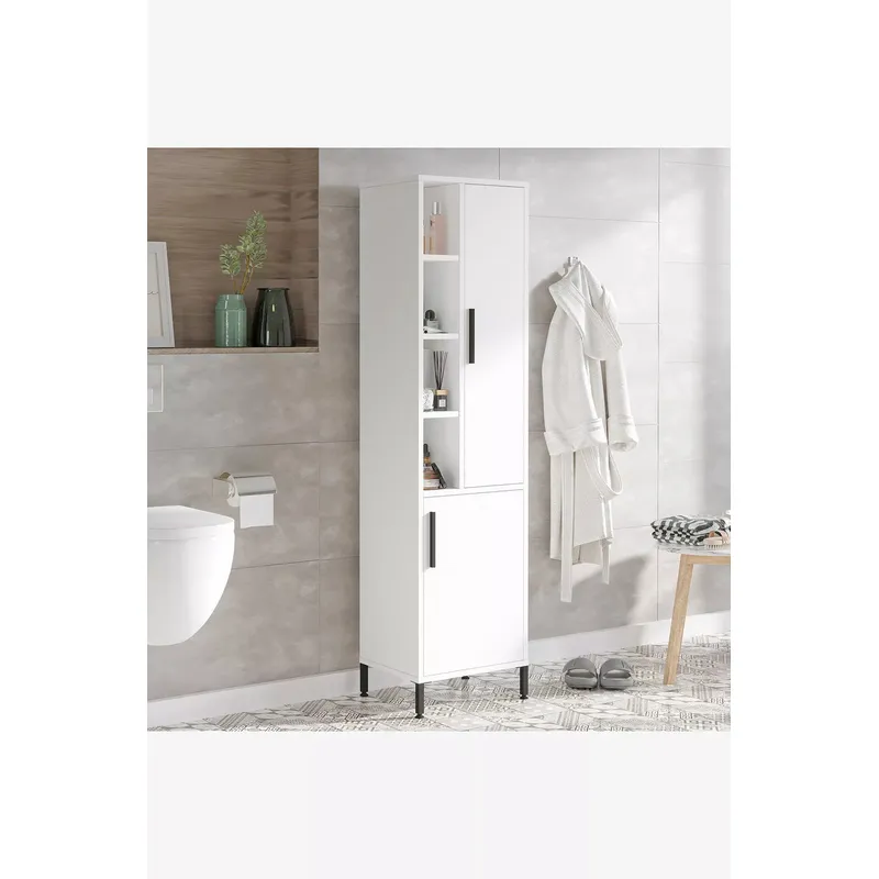 TU MESITA - Mueble para Baño Funcional 2 puertas Ferran color Blanco TU MESITA