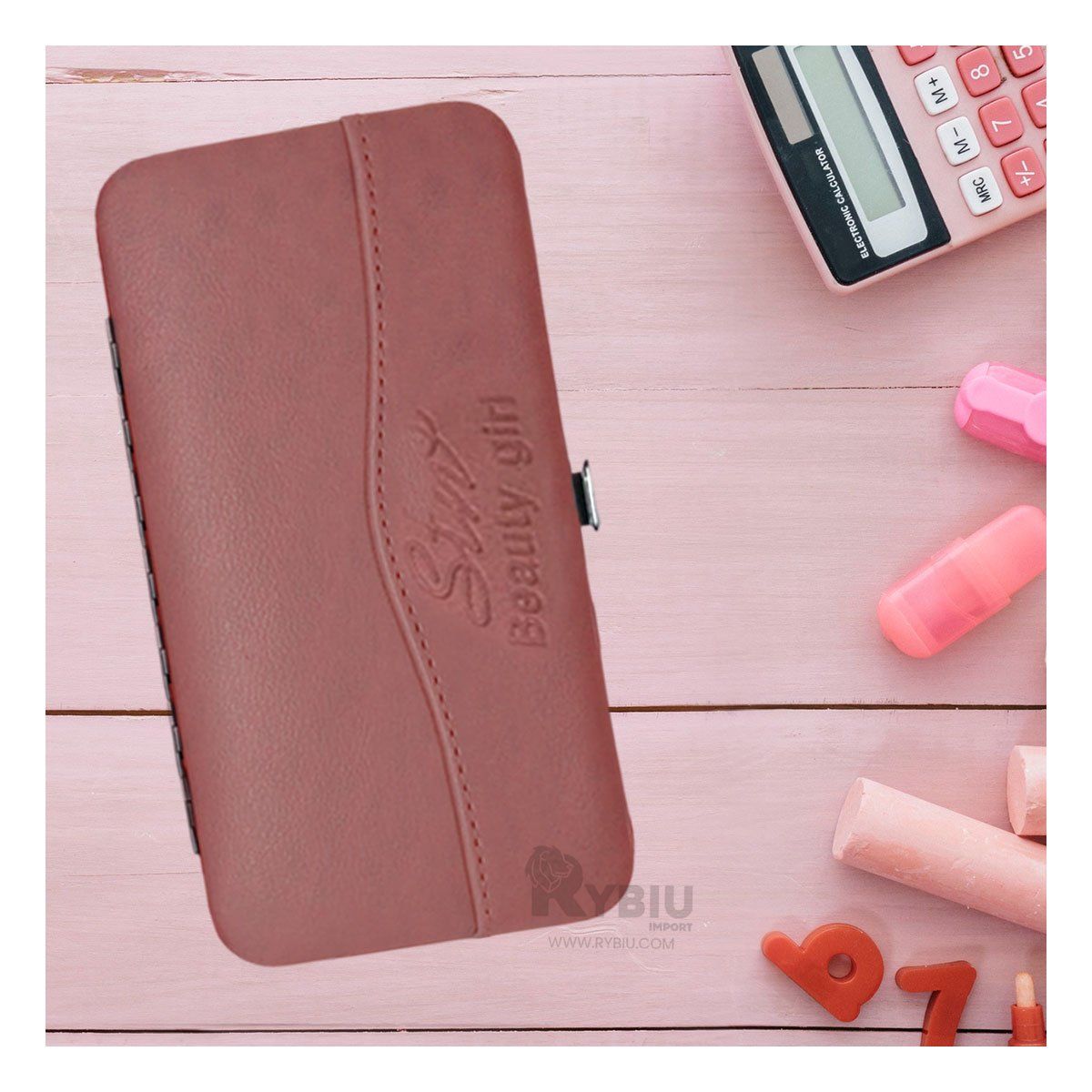 GENERICO - Paquete en Piezas para Manicure Guinda Y+Regalo Agendita