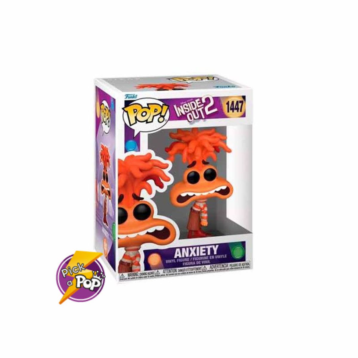 FUNKO - INSIDE OUT  ANSIEDAD ANXIETY  FUNKO POP
