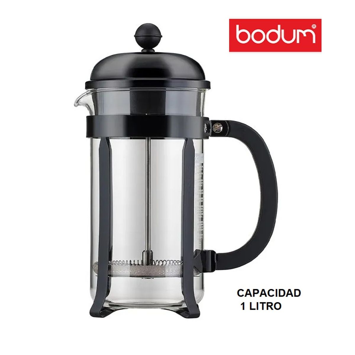 BODUM - Cafetera Prensa francesa  1L - BODUM ORIGINAL