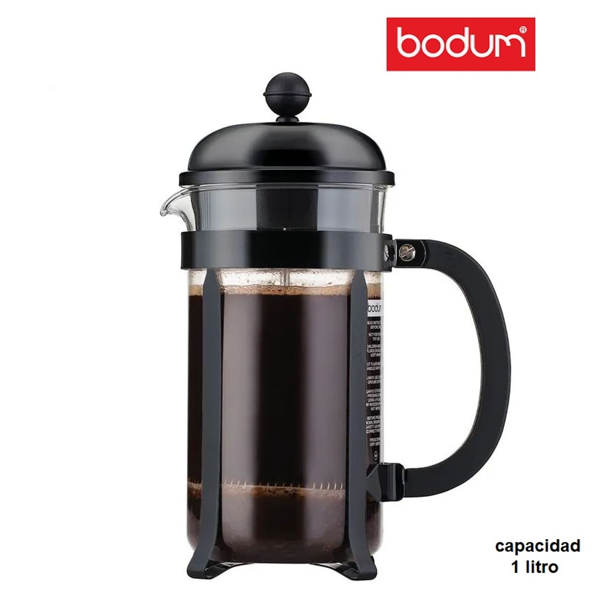 BODUM - Cafetera Prensa francesa  1L - BODUM ORIGINAL