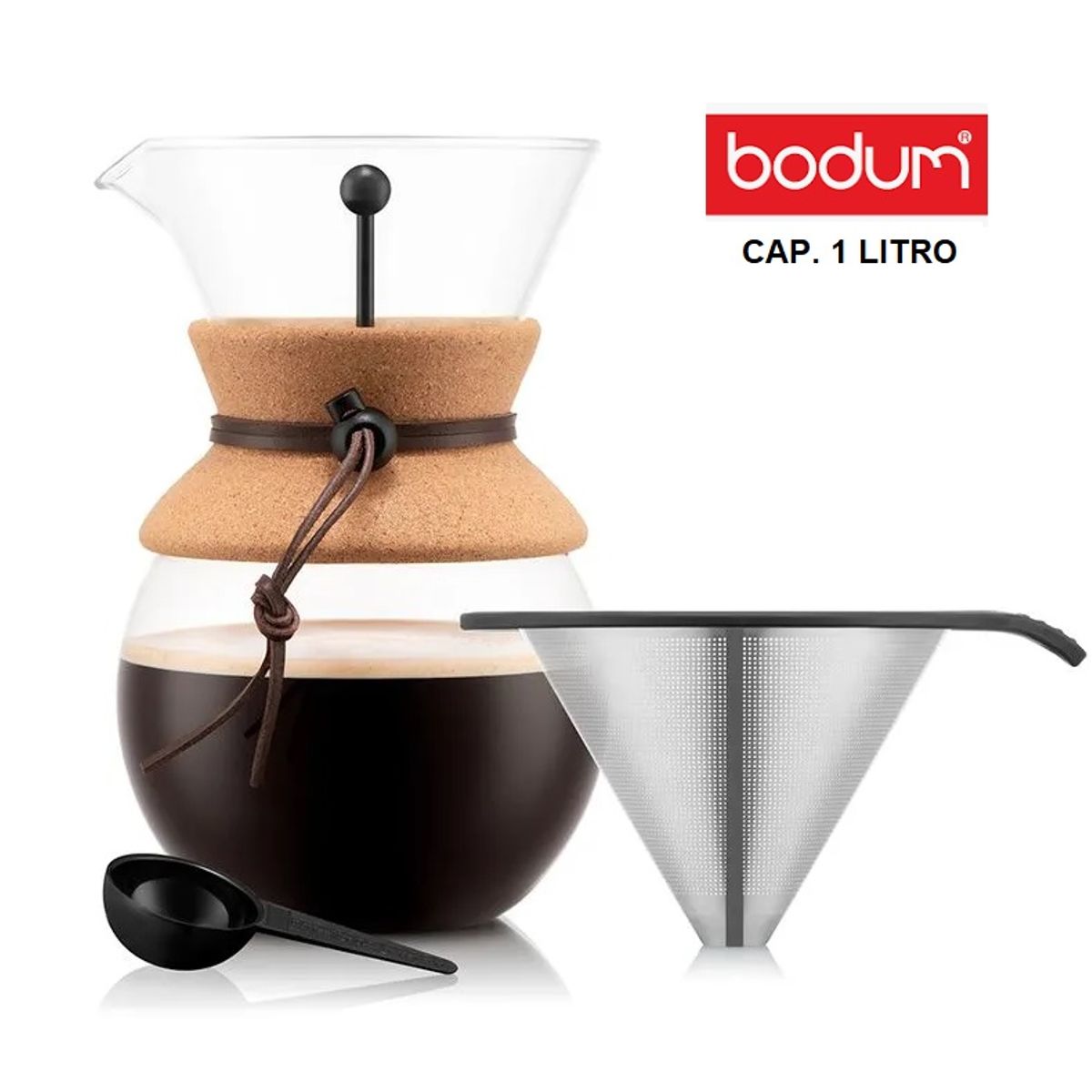 BODUM - Cafetera goteo caccesorios 1L  - BODUM ORIGINAL