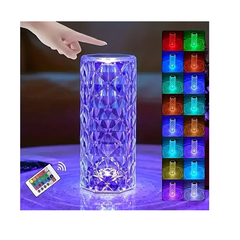 GENERICO - LAMPARA LED - MULTIFUNCIONAL DE ACRILICO TÁCTIL