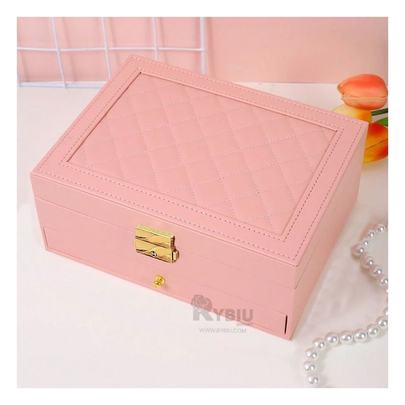 GENERICO - Estuche Versatil para Collares en Rosado Y+Gift MiniAgenda