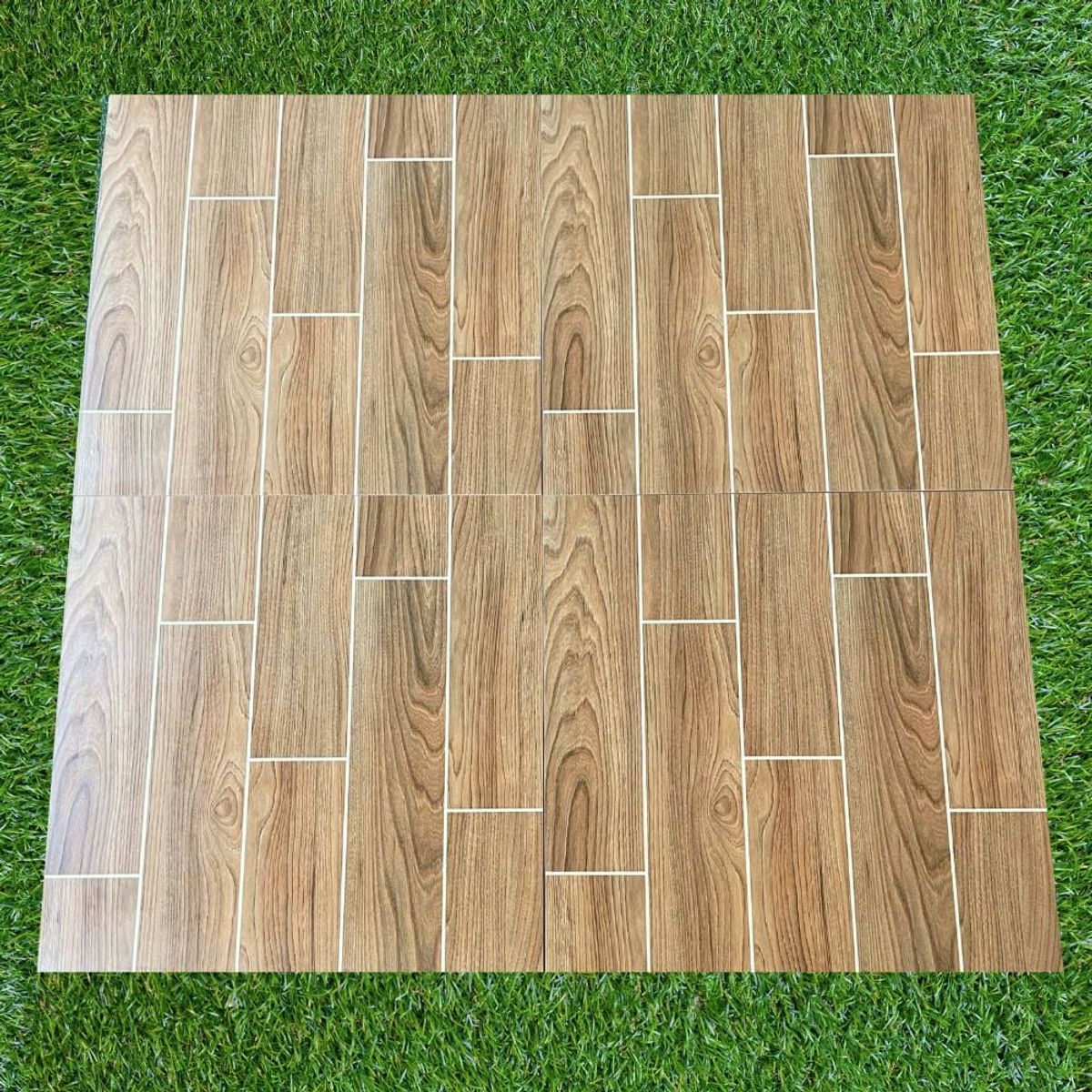 EJESA CREA TU ESPACIO IDEAL - PORCELANATO MATE LISTÓN MADERA 60X60cm 144m2