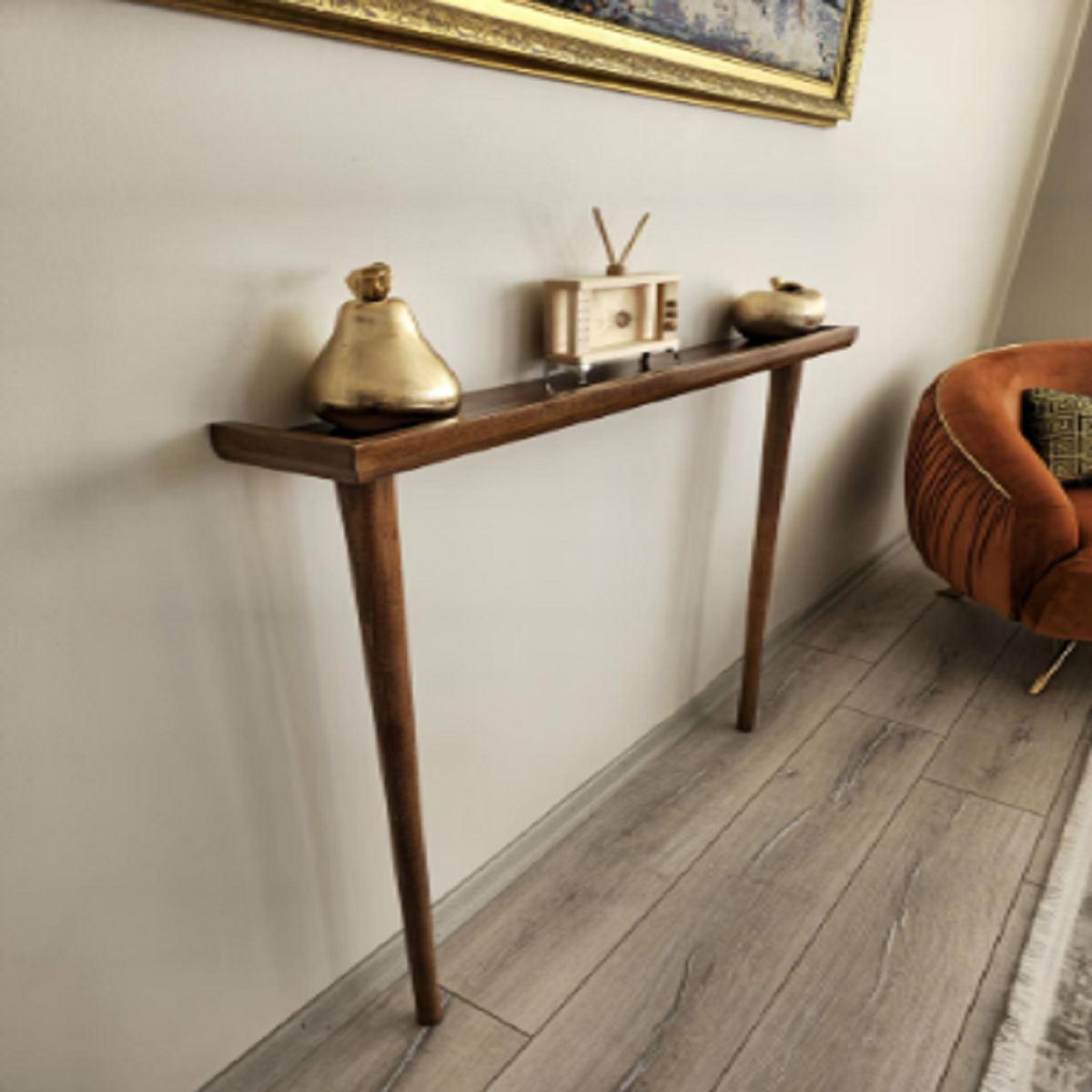 MOBILIARI - MP Estante de madera decorativo Breico - Nogal