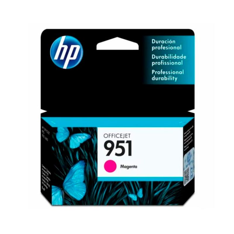 HP - TINTA HP CN051AL 951 COLOR MAGENTA RENDIMIENTO 700PAG PN CN052AL