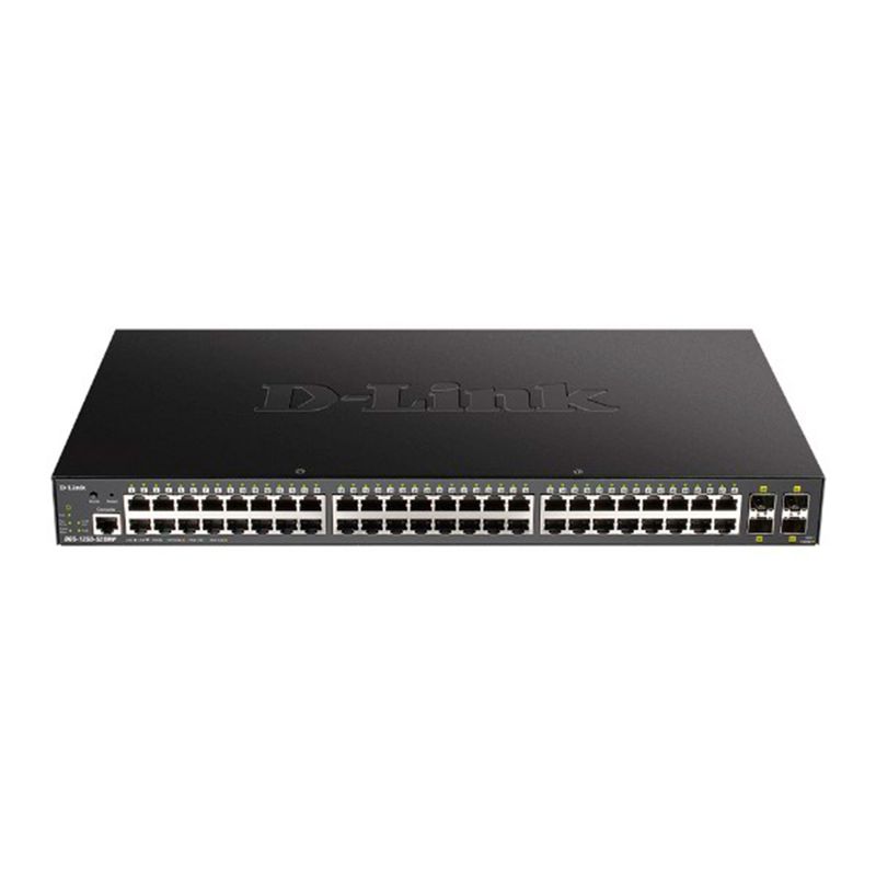 D LINK - SWITCH D-LINK 48 PUERTOS SMART 1250-52XMP POE PN DGS-1250-52XMPSFP