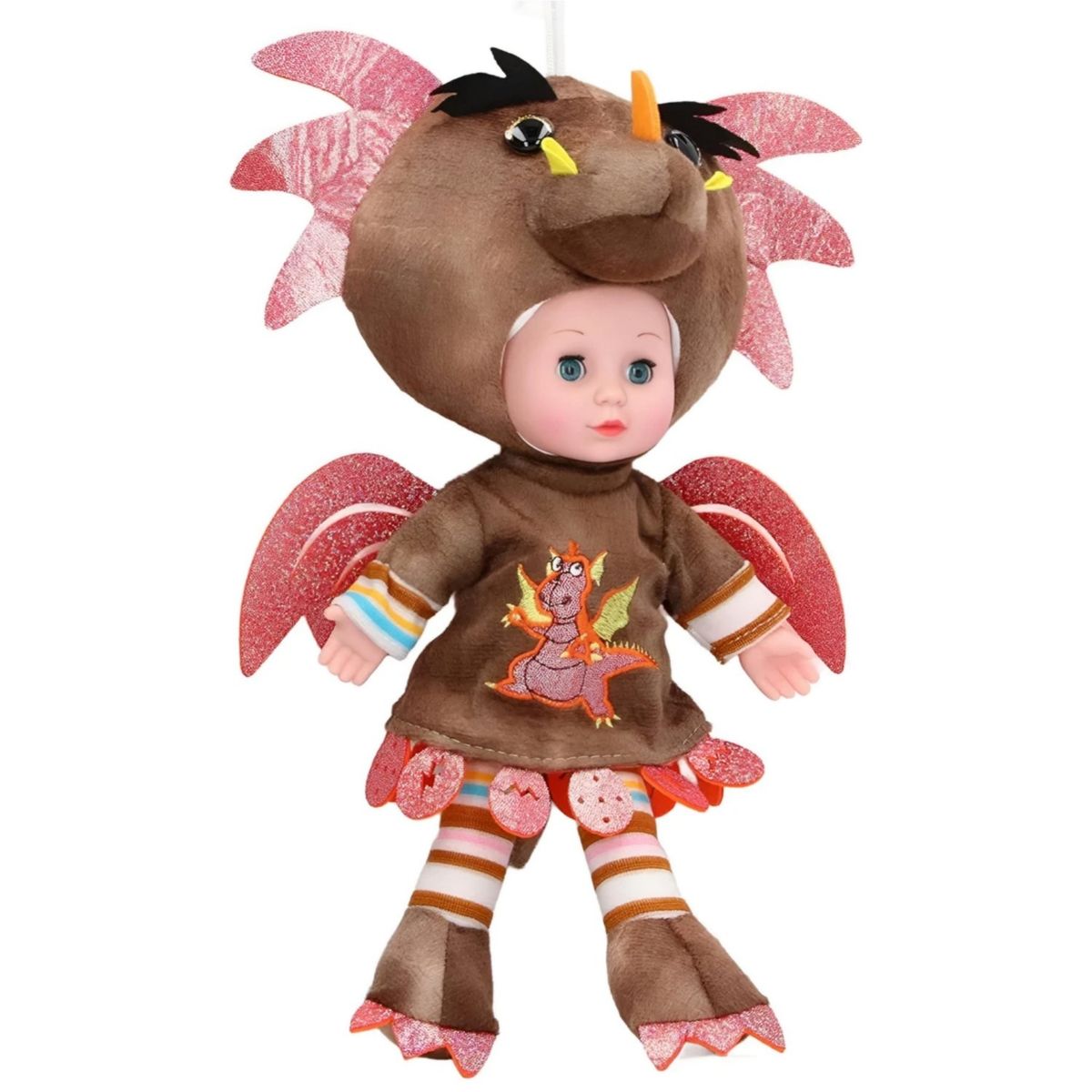 GENERICO - Muñeca de peluche musical dibujo animados Dragón