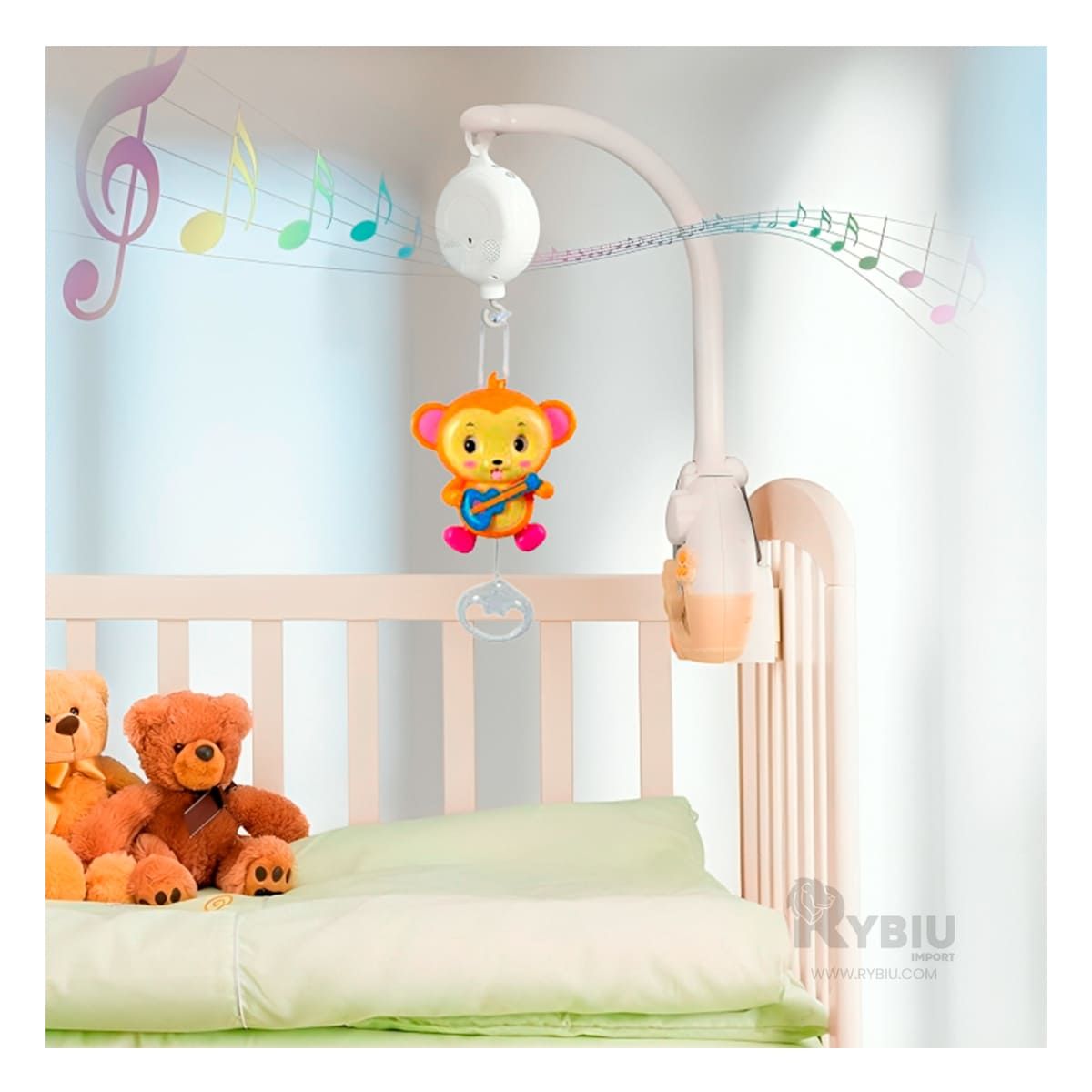 RYBIU IMPORT - Instrumento Musical en Marron Y+Regalo Ligas para Peinar