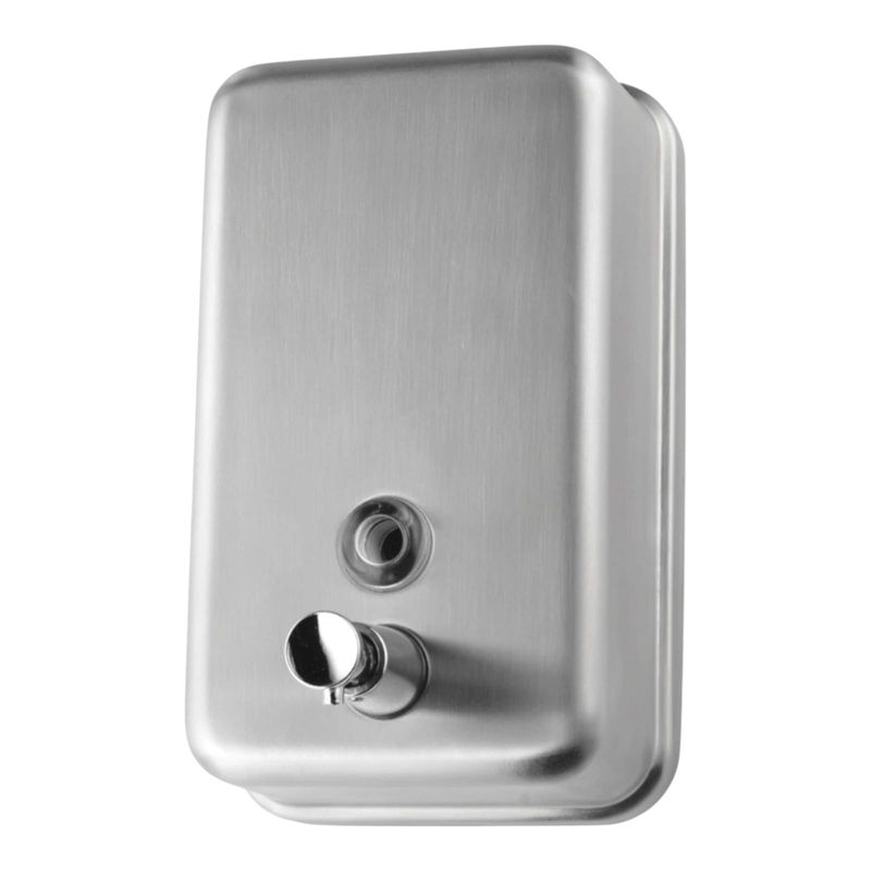 GENERICO - Dispensador Jabón Liquido 1 Litro Alto Transito Acero Inoxidable SS304