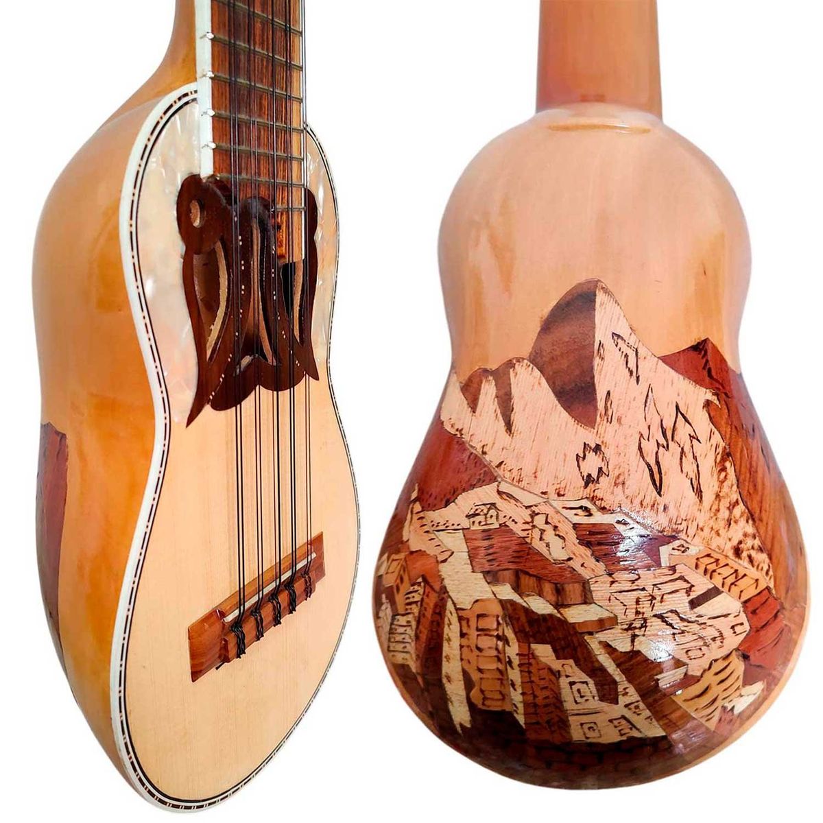 MALLKU - Mallku - Charango Semiprofesional Con Hermoso Diseño + Funda