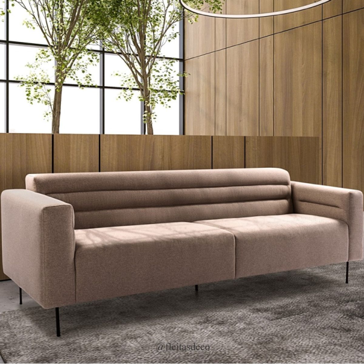 GENERICO - SOFÁ AMARO DE 3 CUERPOS