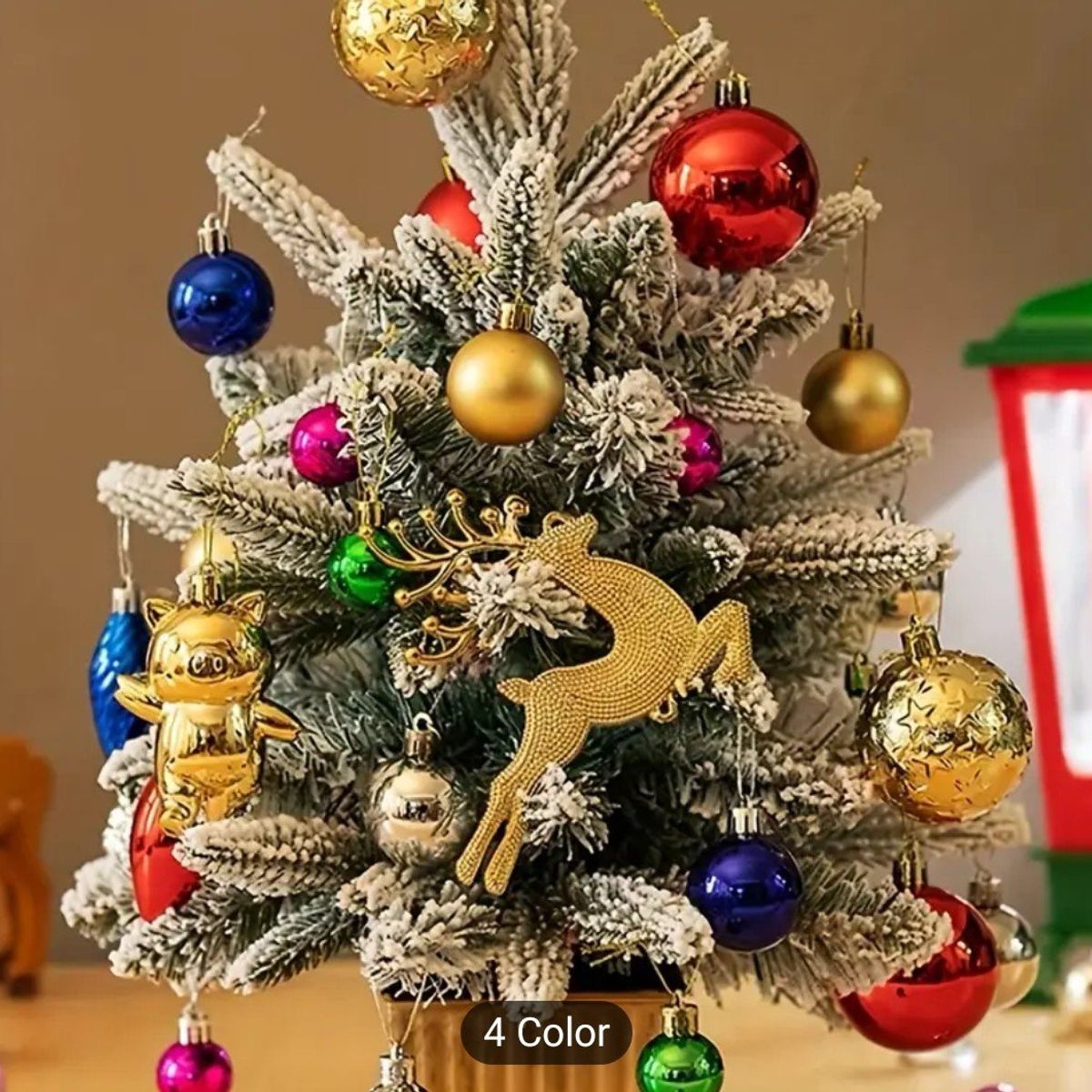 GENERICO - Adornos navideños 30 Piezas colores plata y MIXTO