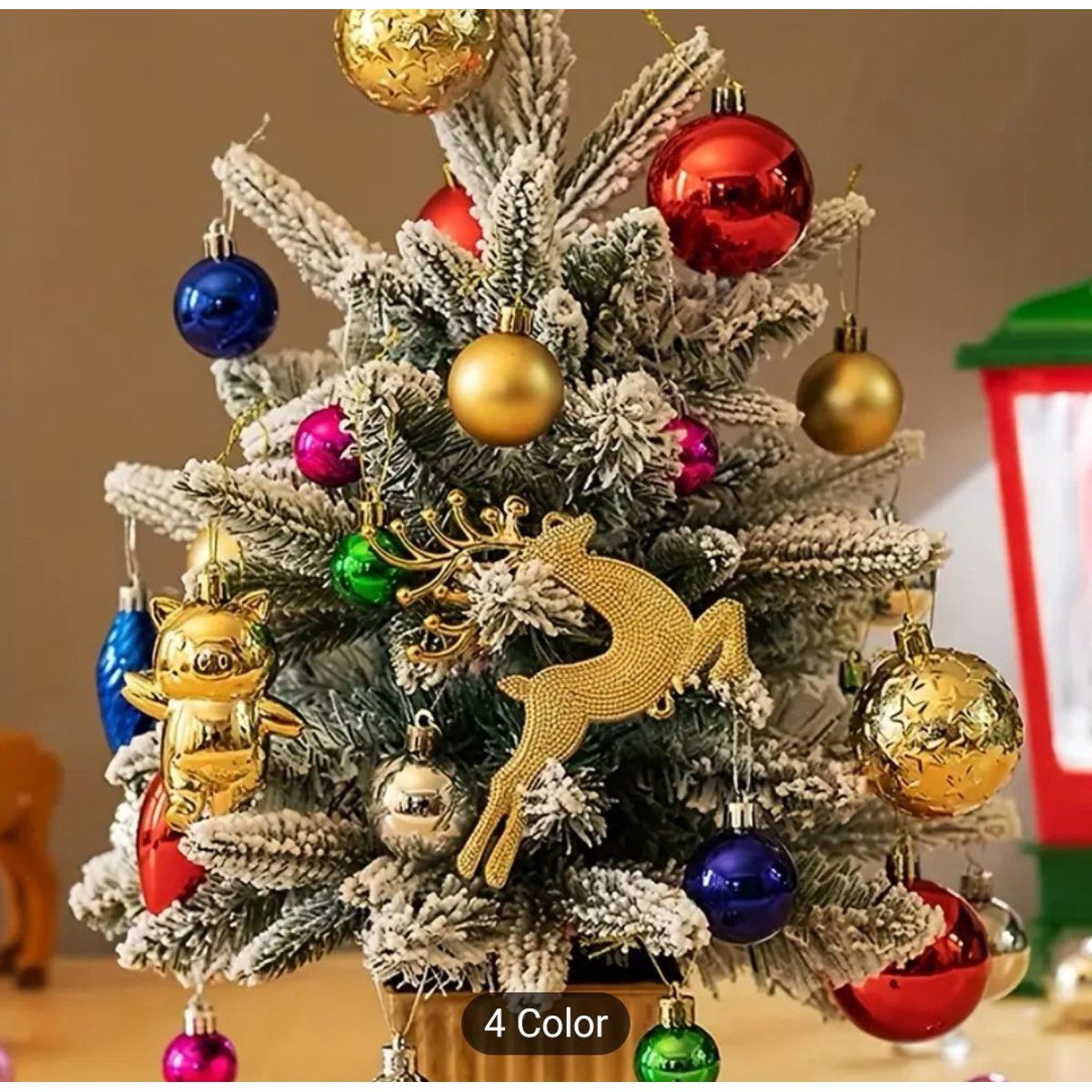 GENERICO - Adornos navideños 30 Piezas colores plata y MIXTO