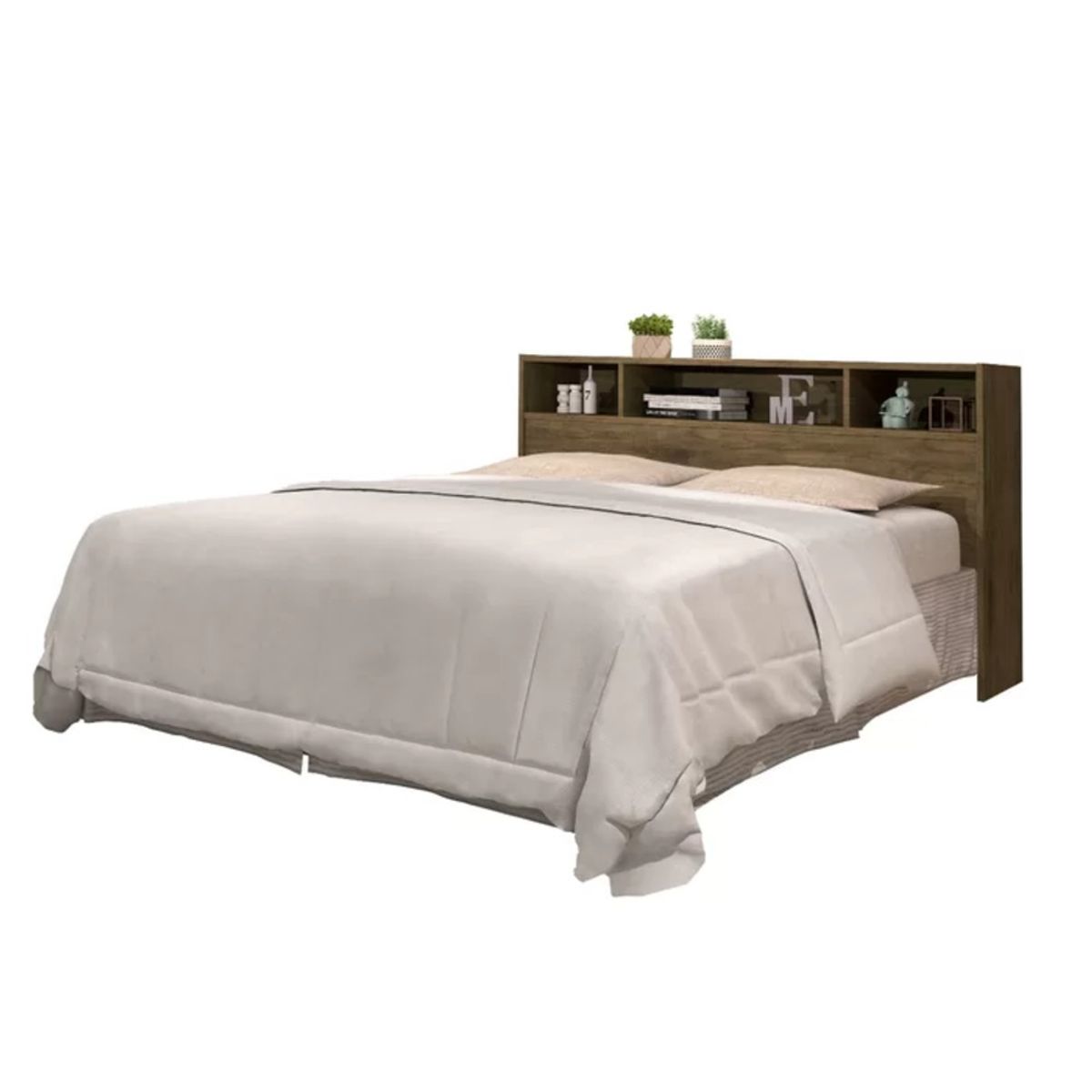 TU MESITA - Cabecera Clásica de Cama Ariana color Marrón TU MESITA