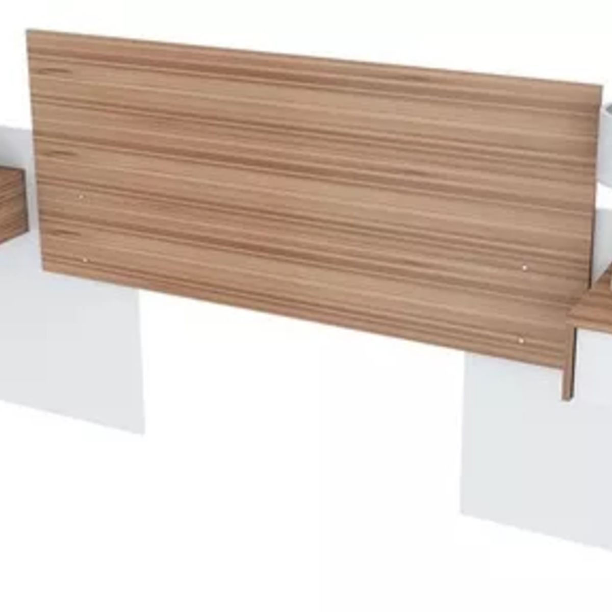 TU MESITA - Cabecera de cama Margaret color DunaBlanco con Veladores TU MESITA