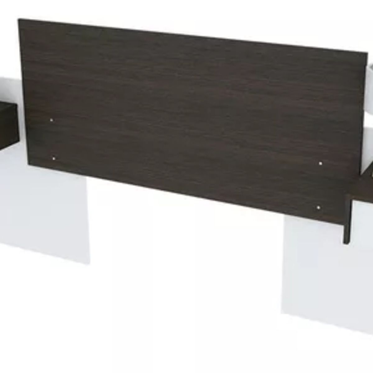 TU MESITA - Cabecera de cama Margaret color NegroBlanco con Veladores TU MESITA