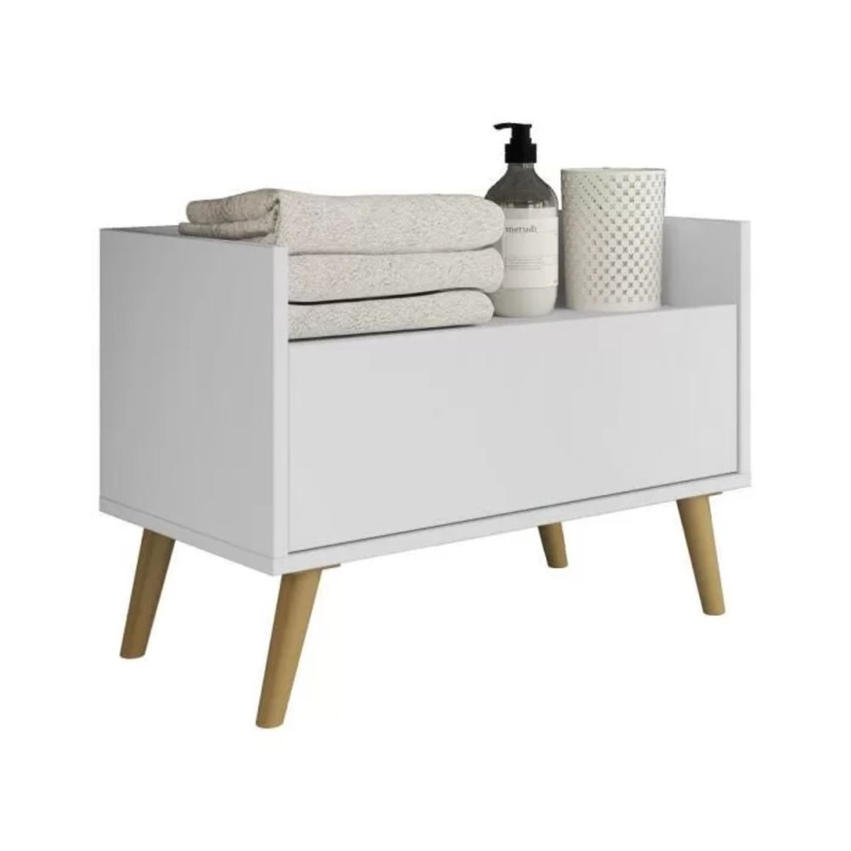 TU MESITA - Mueble de Baño Stella color Blanco 1 cajón TU MESITA