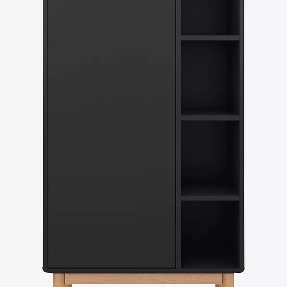TU MESITA - Mueble Organizador de Baño Elvis color Negro TU MESITA