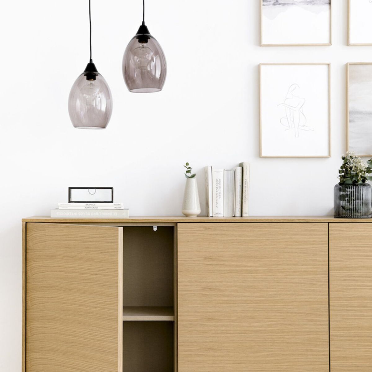 GENERICO - Aparador Moderno Akifumi Marrón R&R MUEBLES