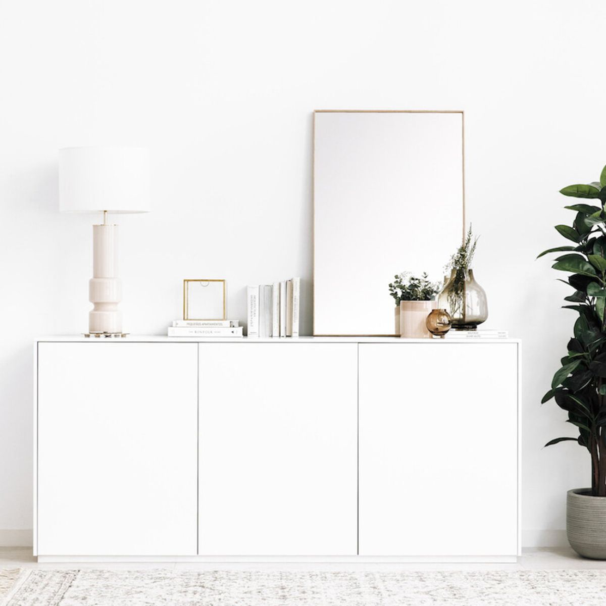 GENERICO - Aparador Moderno Akifumi Blanco R&R MUEBLES