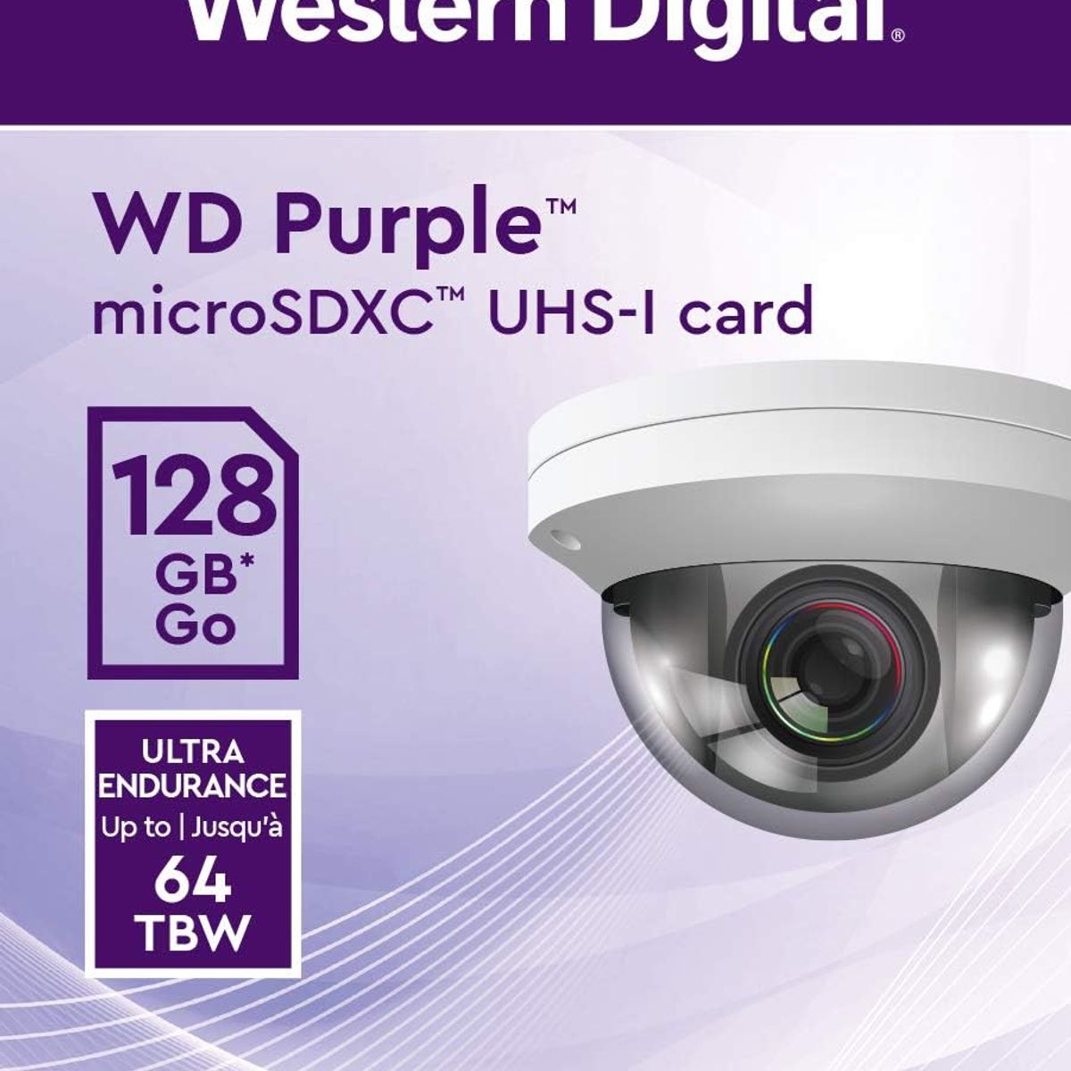 WESTERN DIGITAL - MEMORIA MICRO SD WERTERN DIGITAL DE 128GB QD101 PURPURA