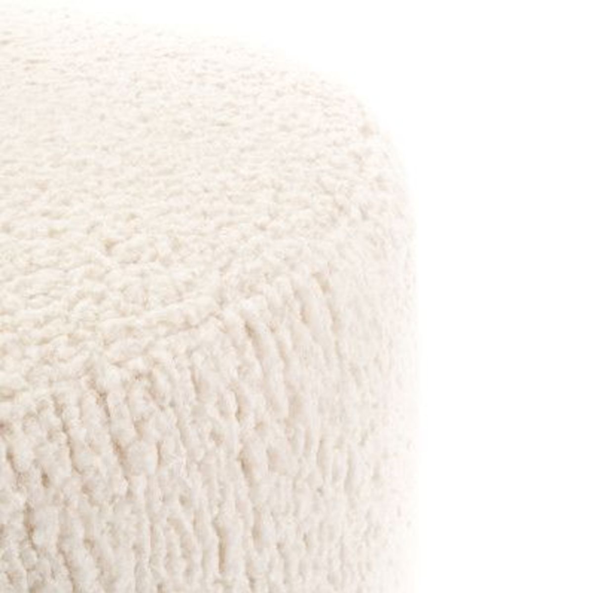 GENERICO - JUEGO DE PUFF CANDY GOLD BEIGE OVEJERO