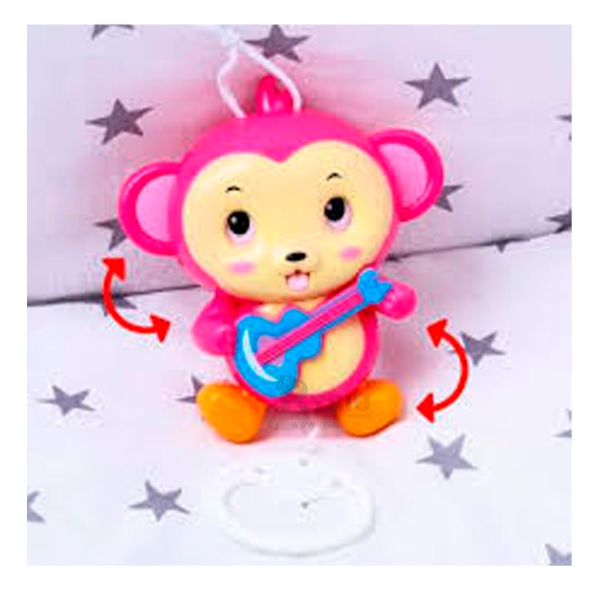 RYBIU IMPORT - Sonajero Compacto de Cuna en Rosado Y+Regalo Agendita