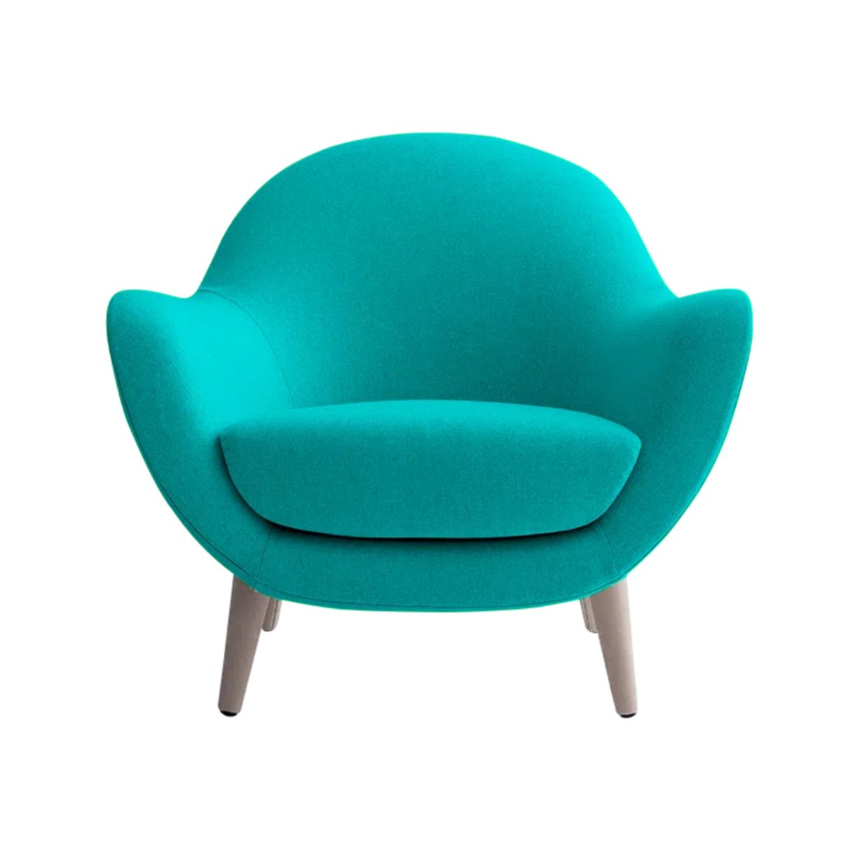 HOGAR & SPACIOS - HYS SILLON CORBA CELESTE AGUA