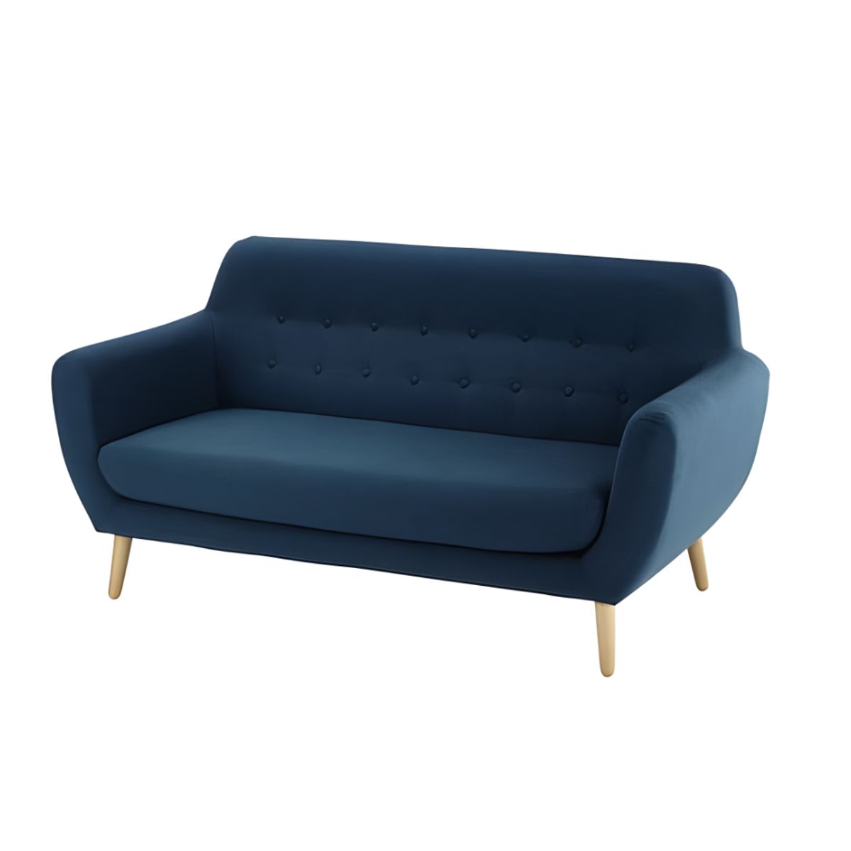 HOGAR & SPACIOS - HYS SOFA 3 CUERPOS ARGUS AZUL NOCHE