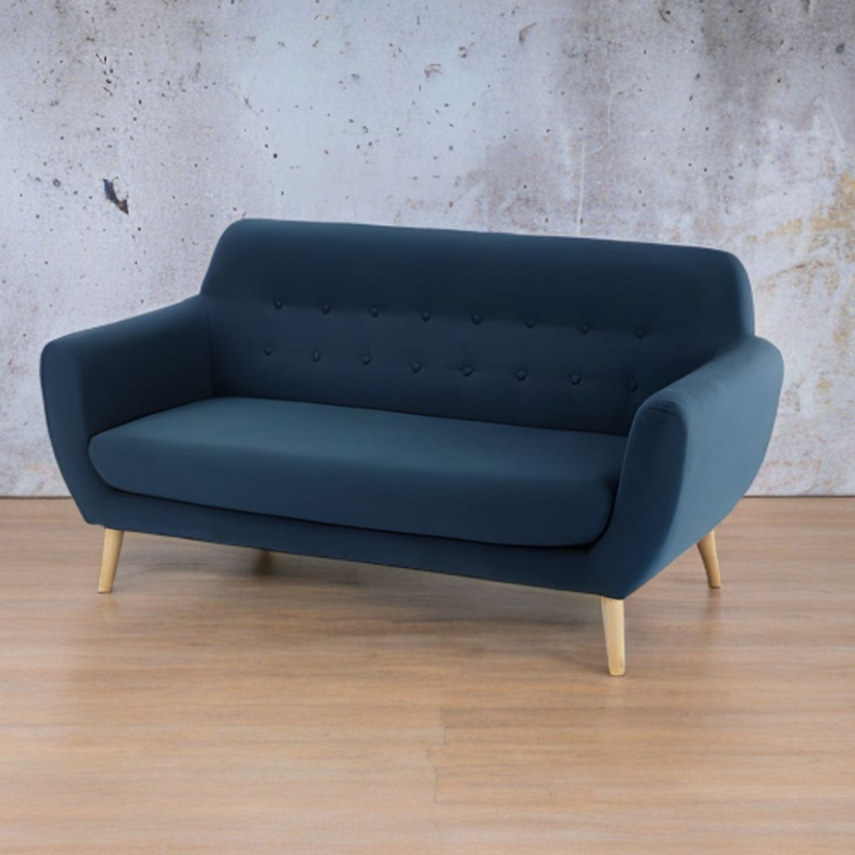 HOGAR & SPACIOS - HYS SOFA 3 CUERPOS ARGUS AZUL NOCHE