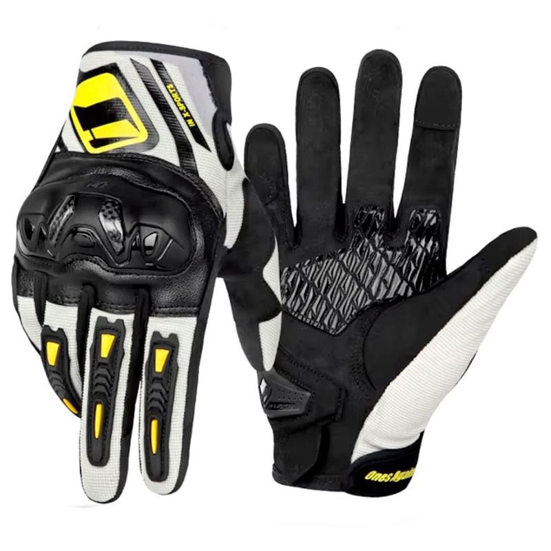 ONE PIECE - GUANTES PARA MOTO CON PROTECCIONES RIGIDAS EN CARBON ONES AGAIN