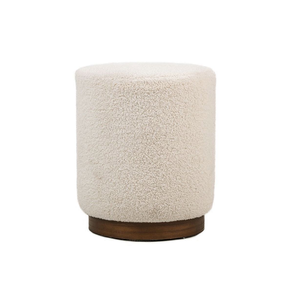 GENERICO - PUFF KARL WOOD BEIGE OVEJERO