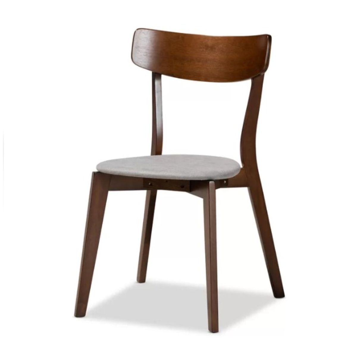 HOGAR & SPACIOS - HYS COMEDOR 4 SILLAS NAIBETH GRIS OSCURO