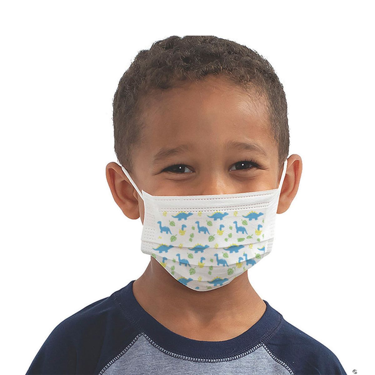 R&G - Mascarilla Descartable Para Niños Con Diseño de Dinosaurios R&G x 50 und - R&G